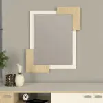 Καθρέπτης τοίχου Λευκάδα 27 χρώμα sandstone – rota oak 65×2,2×85εκ.