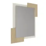 Καθρέπτης τοίχου Λευκάδα 27 χρώμα sandstone – rota oak 65×2,2×85εκ. – εικόνα 5