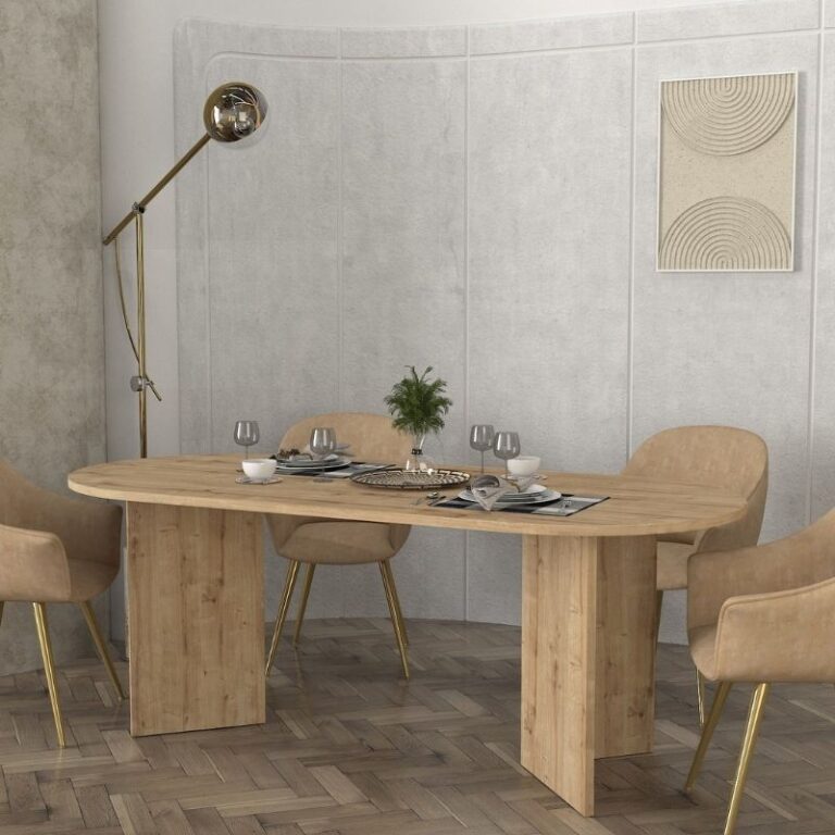 Τραπέζι Cortado χρώμα sapphire oak 200x90x74εκ.