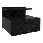 Κομοδίνο επιτοίχιο Σύμη 80 χρώμα sencron black 40×33,2×32εκ. – εικόνα 5