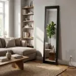 Καθρέπτης δαπέδου – τοίχου Δωδώνη 27 χρώμα sencron black 40×150εκ. – εικόνα 4