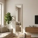Καθρέπτης δαπέδου – τοίχου Δωδώνη 27 χρώμα travertine 40×150εκ. – εικόνα 5