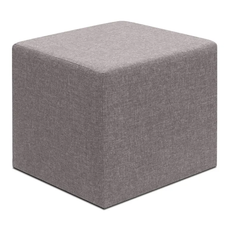 Σκαμπώ Κύθηρα 63 υφασμάτινο χρώμα καφέ 40x40x40εκ.