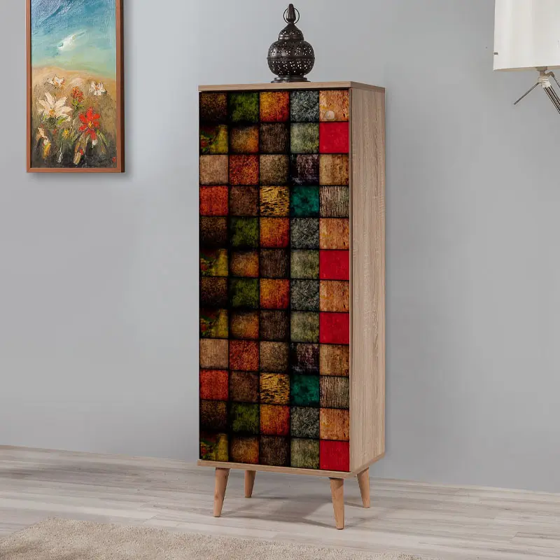 Παπουτσοθήκη - Ντουλάπι Ιθάκη 12 χρώμα sonoma 50x38x135εκ.