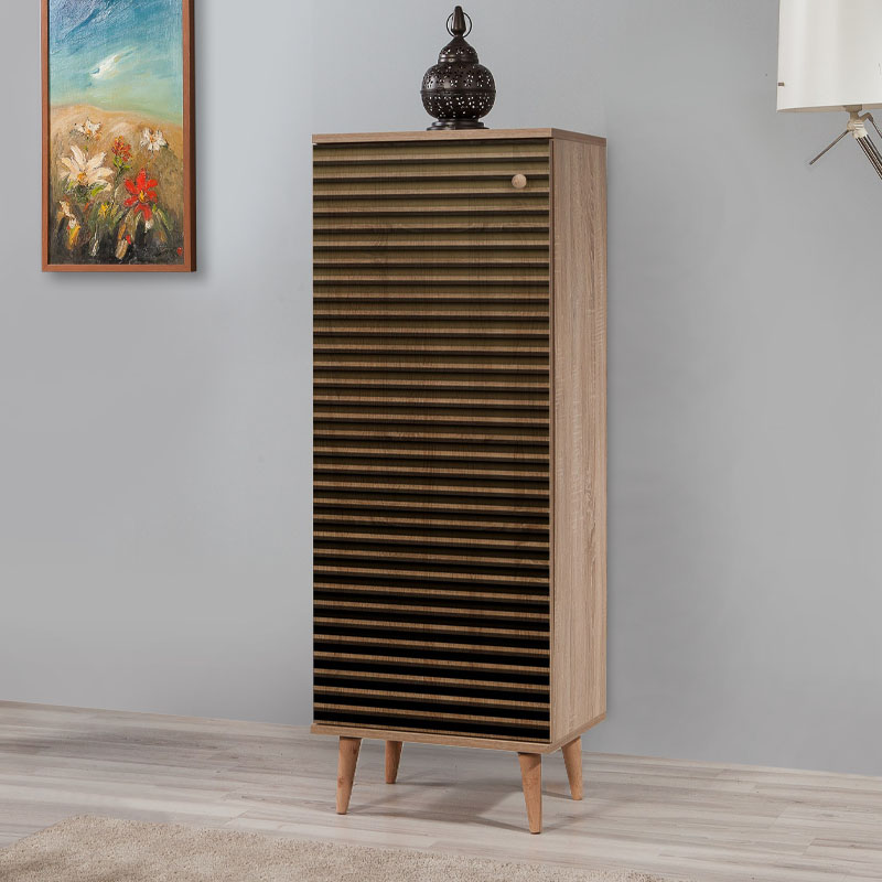 Παπουτσοθήκη - Ντουλάπι Ιθάκη 12 χρώμα sonoma 50x38x135εκ.