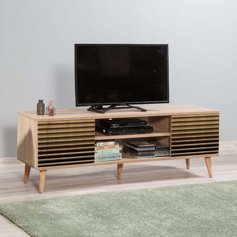 Έπιπλο τηλεόρασης Ιθάκη 12 χρώμα sonoma 140x40x50 εκ.