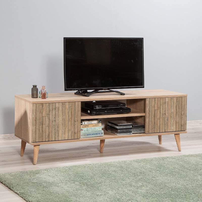 Έπιπλο τηλεόρασης Ιθάκη 12 χρώμα sonoma 140x40x50 εκ.