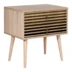 Κομοδίνο Ιθάκη 12 χρώμα sonoma 60x40x61εκ. – εικόνα 4