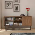 Μπουφές Σέριφος 29 χρώμα καρυδί 140x36x72εκ. – εικόνα 2