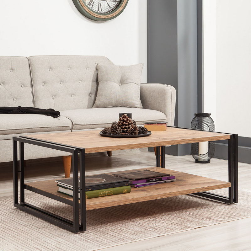 Τραπεζάκι σαλονιού Κύθνος 49 χρώμα atlantic pine 110x70x40εκ.