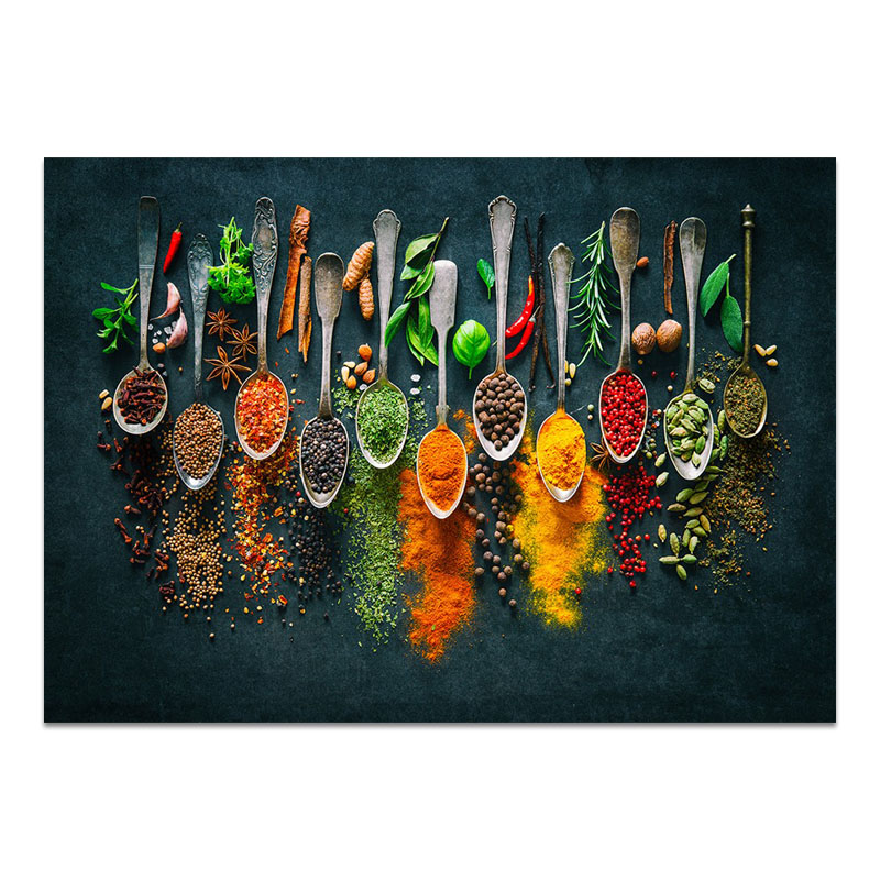 Πίνακας σε καμβά "Spices" ψηφιακής εκτύπωσης 70x50x3εκ.