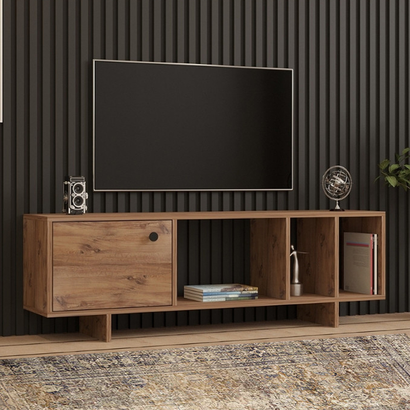 Έπιπλο τηλεόρασης Αστυπάλαια 51 χρώμα atlantic pine 140x29,9x45εκ.