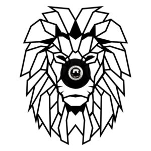 Απλίκα τοίχου Lion E27 MDF χρώμα μαύρο 39x12x49εκ.