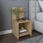 Κομοδίνο Χάλκη 67 χρώμα sapphire oak 35x37x72εκ.