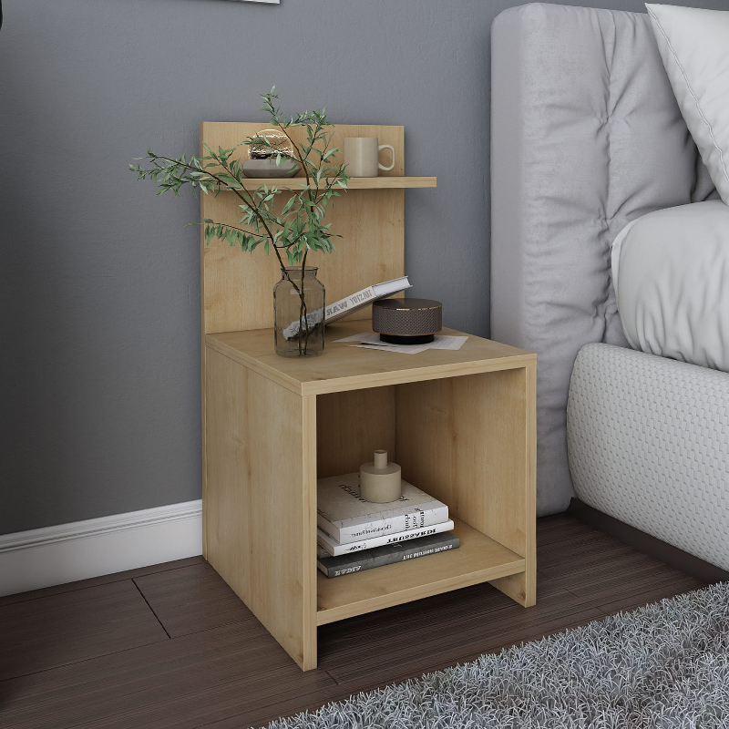 Κομοδίνο Χάλκη 67 χρώμα sapphire oak 35x37x72εκ.