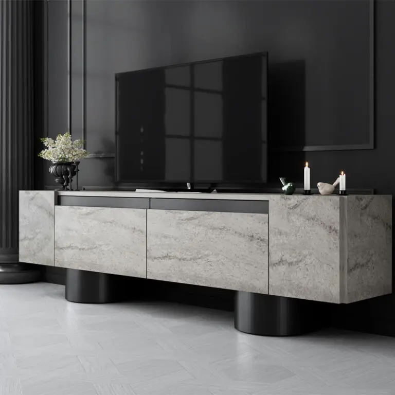 Έπιπλο τηλεόρασης Καστελόριζο 45 χρώμα travertine 180x30x50εκ.