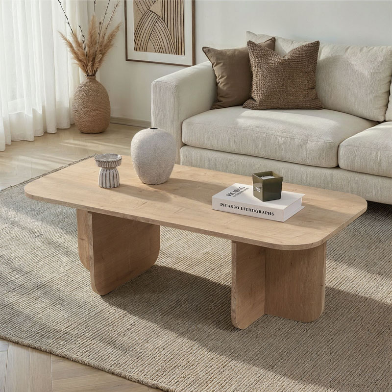 Τραπεζάκι σαλονιού Δήλος 41 χρώμα sapphire oak 120x60x41,4εκ.
