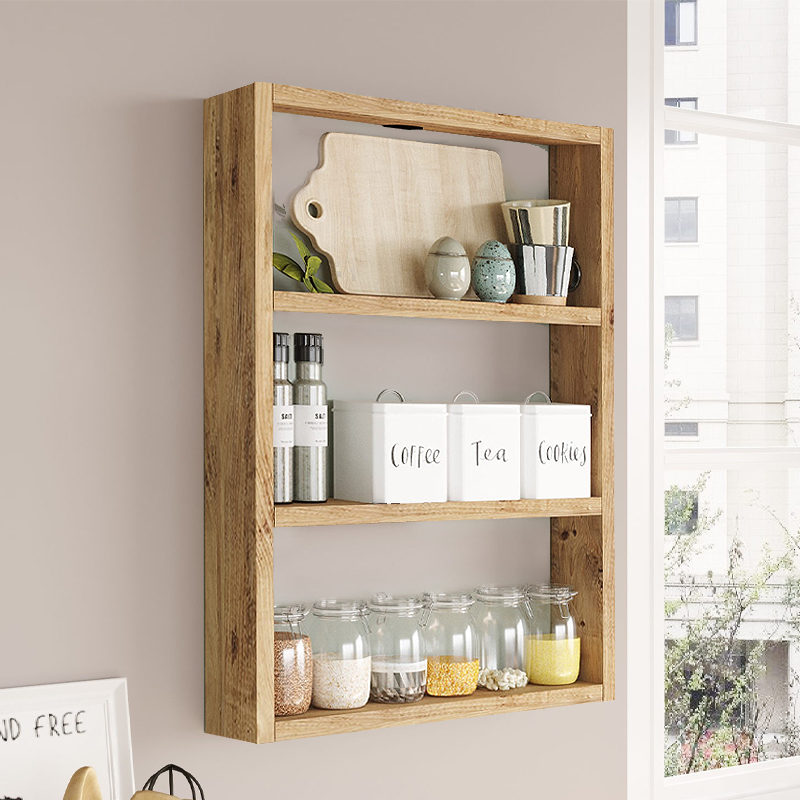 Ραφιέρα τοίχου Τήνος 83 χρώμα atlantic pine 43,2x9x60εκ.