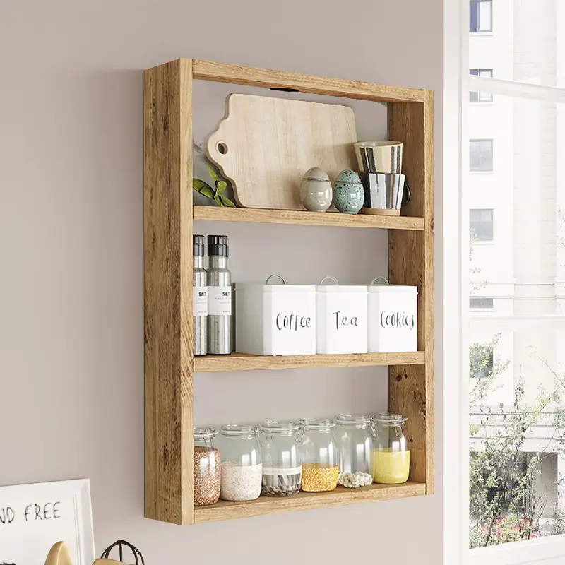 Ραφιέρα τοίχου Τήνος 83 χρώμα atlantic pine 43,2x9x60εκ.