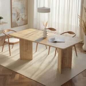 Τραπέζι Linza χρώμα honey oak 180x90x75εκ.