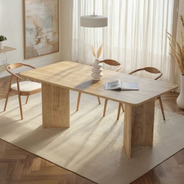Τραπέζι Linza χρώμα honey oak 180x90x75εκ.