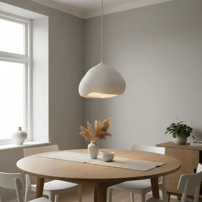 Φωτιστικό οροφής Άνδρος 48 E27 fiberglass μονόφωτο χρώμα λευκό 32x28x120εκ.