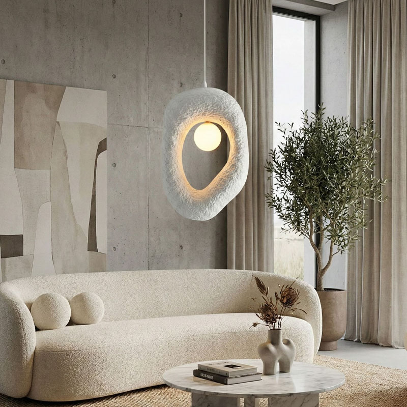 Φωτιστικό οροφής Πίνδος 21 G9 fiberglass μονόφωτο χρώμα λευκό 30x12x90εκ.