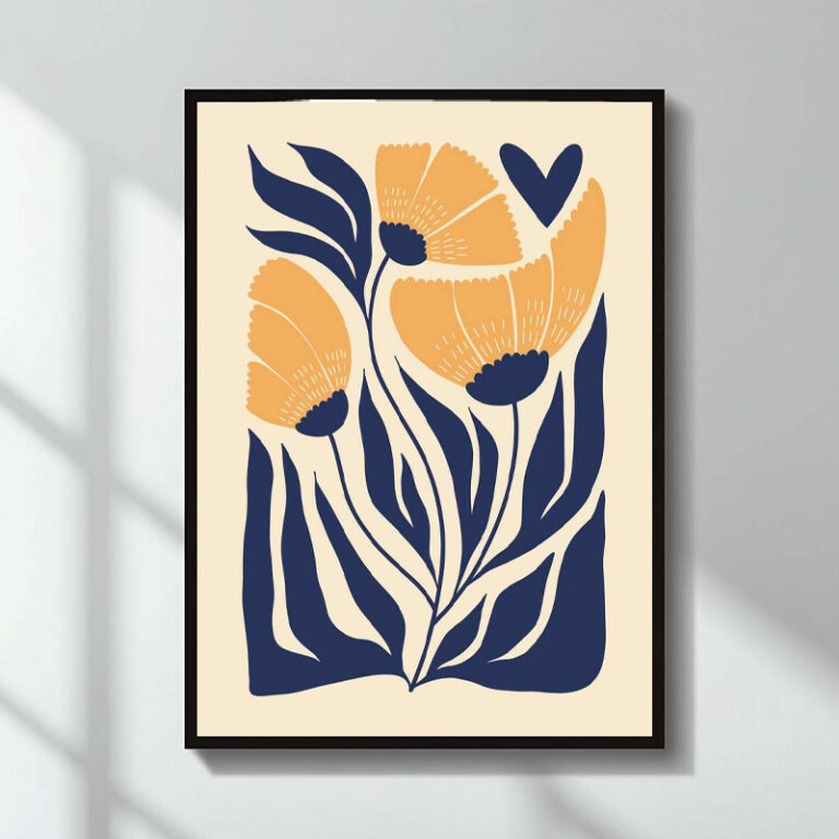 Πίνακας “Poppies” ψηφιακής εκτύπωσης 50×70εκ.