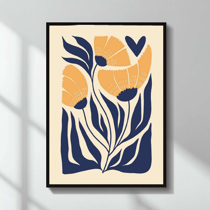 Πίνακας "Poppies" ψηφιακής εκτύπωσης 50x70εκ.