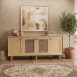 Μπουφές Αντίπαρος 51 χρώμα φυσικό οξιάς 180x40x75εκ. – εικόνα 2