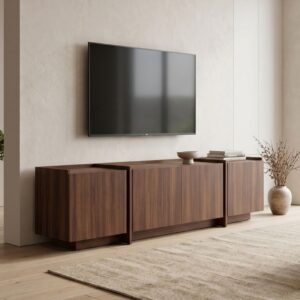Έπιπλο τηλεόρασης Dorma χρώμα καρυδί 180x35x46,2εκ.