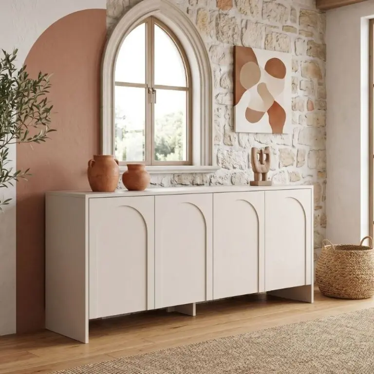 Μπουφές Πήλιο 21 χρώμα κρεμ 180x45x80εκ.