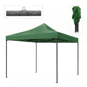 Κιόσκι – Gazebo Bari πτυσσόμενο μεταλλικός σκελετός – αδιάβροχο ύφασμα χρώμα πράσινο 3x3x3,10m.