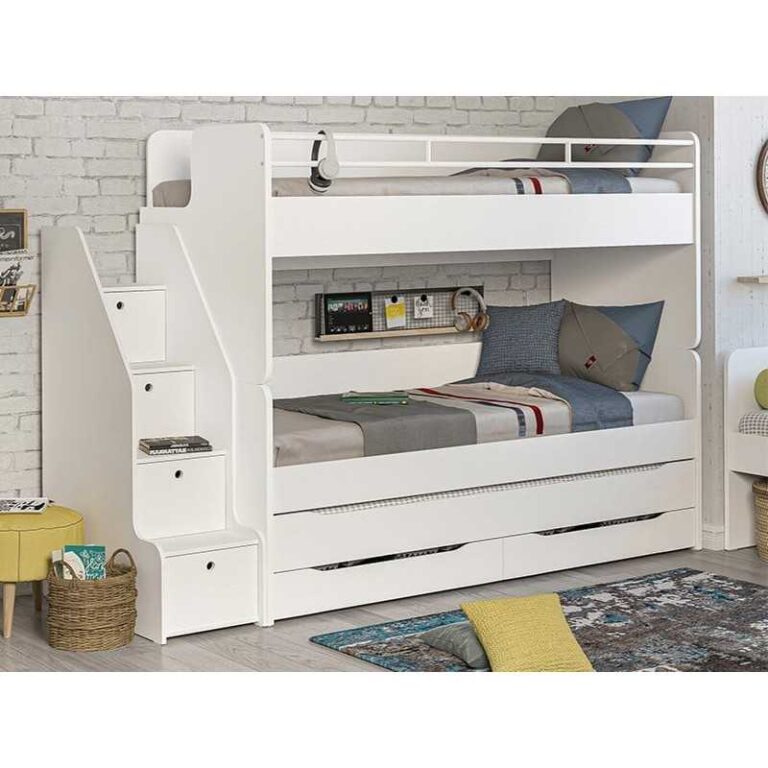 Παιδική κουκέτα WHITE STUDIO 2 (0.90Χ2.00)