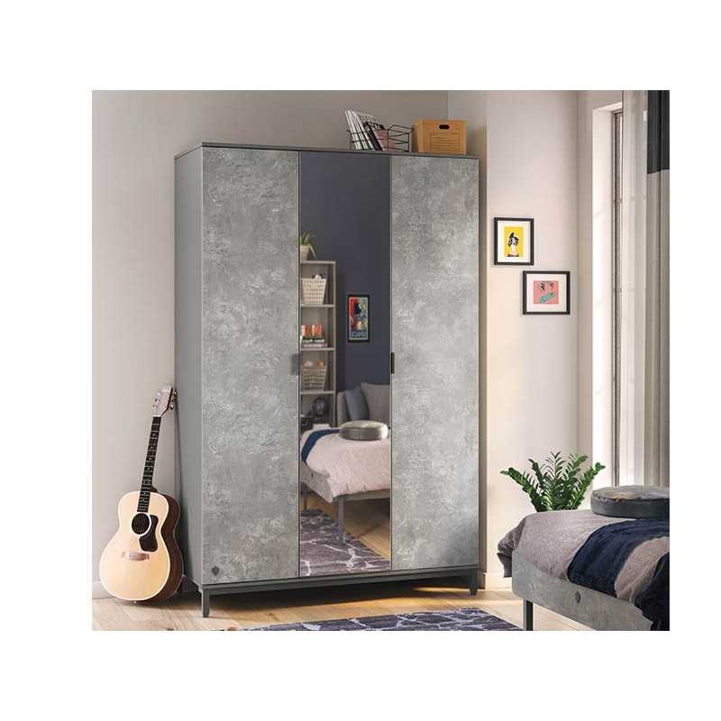Παιδική ντουλάπα 3 φύλλα SG-1002 (1.37 X 2.14 X 0.59) cm