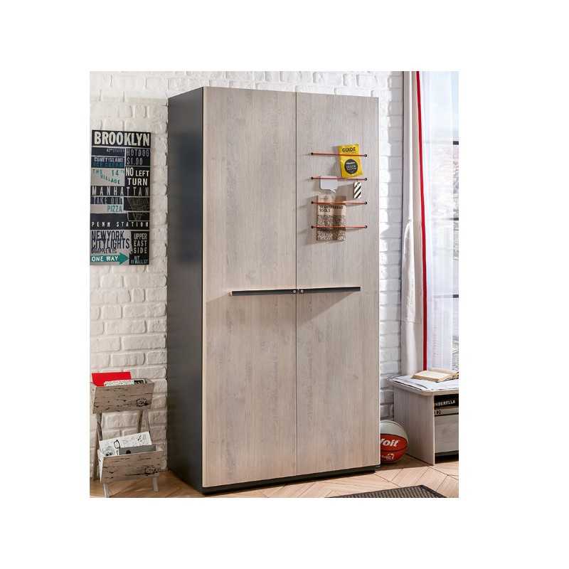 Παιδική ντουλάπα TR-1001 (1.01 x 2.03 x 54) cm