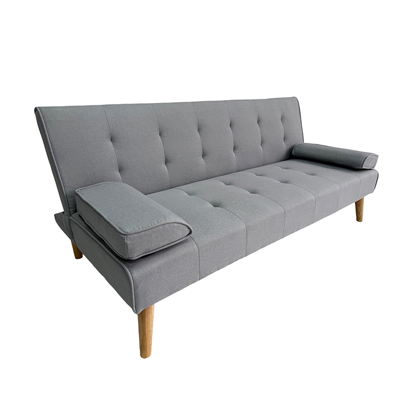 MERYL LIGHT GREY ΥΦΑΣΜΑ ΚΑΝΑΠΕΣ ΚΡΕΒΑΤΙ 170X81X74εκ.
