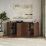 Μπουφές Κύθηρα 85 χρώμα καρυδί milano 180x45x80,2εκ. – εικόνα 2