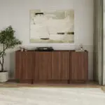 Μπουφές Κύθηρα 85 χρώμα καρυδί milano 180x45x80,2εκ. – εικόνα 3