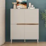 Μπουφές Σάμος 32 χρώμα sandstone 98x40x120,5εκ. – εικόνα 3
