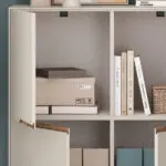 Μπουφές Σάμος 32 χρώμα sandstone 98x40x120,5εκ. – εικόνα 4
