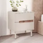 Κομοδίνο Σάμος 32 χρώμα sandstone 45x35x52,5εκ.