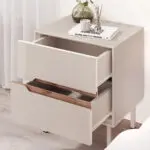 Κομοδίνο Σάμος 32 χρώμα sandstone 45x35x52,5εκ. – εικόνα 2