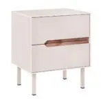 Κομοδίνο Σάμος 32 χρώμα sandstone 45x35x52,5εκ. – εικόνα 6