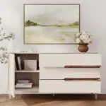 Μπουφές Σάμος 32 χρώμα sandstone 150x40x78,4εκ. – εικόνα 2