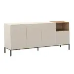 Μπουφές Επίδαυρος 65 χρώμα sandstone – sepet oak 180×41,8×80εκ. – εικόνα 4