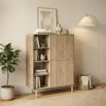 Μπουφές Δελφοί 61 χρώμα sepet oak 85x44x120,4εκ.