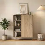 Μπουφές Δελφοί 61 χρώμα sepet oak 85x44x120,4εκ. – εικόνα 2