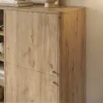 Μπουφές Δελφοί 61 χρώμα sepet oak 85x44x120,4εκ. – εικόνα 4