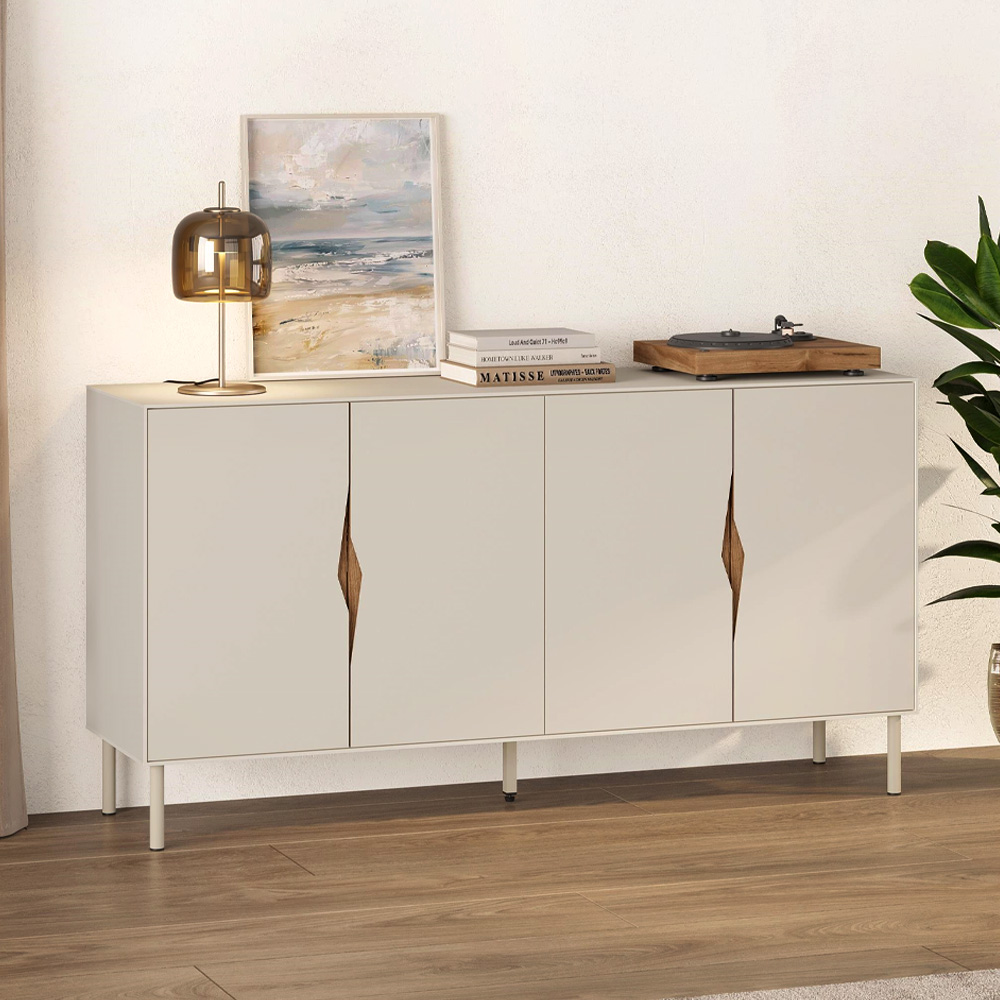 Μπουφές Καστελόριζο 78 χρώμα sandstone 150x40x78,5εκ.